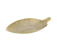 Coupelle Déco Design Feuille 46cm Or