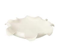 Coupelle Déco en Céramique Helix 37cm Blanc