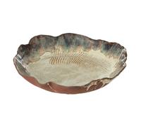 Coupelle Déco en Céramique Naga 30cm Rouille