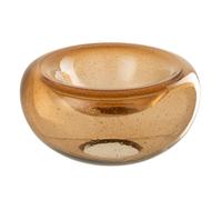Coupelle Déco en Verre Carol 26cm Caramel
