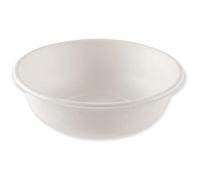 Coupelle en canne à sucre, rond, 850 ml, blanc