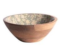 Coupelle Léa verte en manguier 18 cm - Table Passion