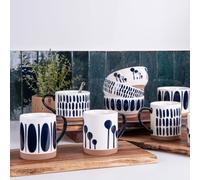 Coupelle mikonos bleue 12 cm (lot de 3)