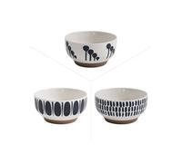 Coupelle mikonos bleue 12 cm (lot de 3)