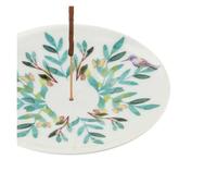 Coupelle Porte-encens Porcelaine Aquarelle