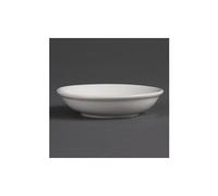 Coupelles à sauce soja blanches 100 mm - x 12 - Porcelaine