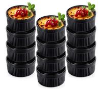 Coupelles céramique gratin blanche 260 ml 12 pièces ramequins cuisine