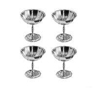 Coupes à Glace 4pcs Pieds pour Dessert Coupes à Glace 4pcs Pieds