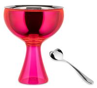 Coupes à glace BIG LOVE, avec cuillère, rose, Alessi