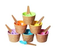 Coupes glacecoupe glace en plastiqueavec cuillrebol dessert enfantrutilisablevaisselle de cuisinepour COUPELLE A GLACE