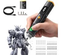 Coupeur à ultrasons sans fil 2 en 1 avec 50 lames | 3 modes de coupe, refroidissement automatique, vibration 40 kHz, réglage automatique de la puissance 30 W, for impression 3D