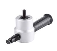 Coupeur de Tôle à Double Tête, Outil de Grignoteuse en Métal Blechknabber Accessoire de Perceuse électrique Kit D'outils de Coupe de Grignoteuse