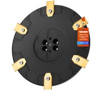 【Coupez Plus Efficacement】 Disque de Lames + 6 pièces Lames, Compatibles avec Gardena Sileno Minimo 250, 350, 500 / Husqvarna Automower Aspire, Disque de Lame pour Robot Tondeuse