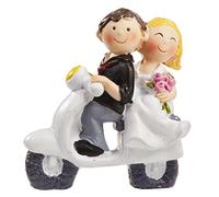 Couple de mariés avec Roller 6 x 5 cm Décoration de gâteaux