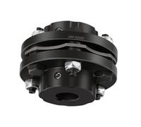 Coupleur à disque en acier GNT, accouplement d'arbre à diaphragme unique, série de rainures de clavette, D19 mm à D68 mm ; L20mm 53mm