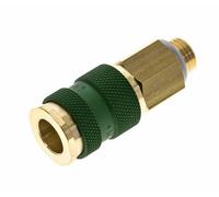 Coupleur d'air en laiton DN 7.2 (Euro) à code vert Prise femelle G 1/4 pouce mâle