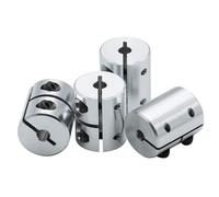 Coupleur d'arbre rigide à vis mère T8, accouplement for servomoteur pas à pas D20L25 5x8, 2 pièces(D20L25-4X4)