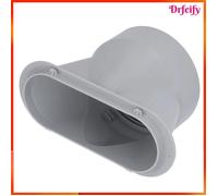 Coupleur de conduit d'échappement - AKOZON - 130 mm (5"") - ABS durable - Montage sans perçage - Compatible climatiseur mobile