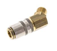 Coupleur de moule DN 6 en laiton Embout G filetage mâle 1/4 pouce 45-deg