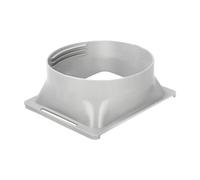Coupleur de tuyau d'échappement AC portable de 5,9 pouces avec sortie d'air carrée et connecté à un tuyau d'échappement de 5,9", pièces d'accessoires d'adaptateur de fenêtre de climatisation portable