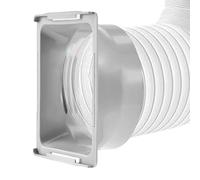 Coupleur De Tuyau D'échappement De Climatiseur - ABS, Connecteur À Ajustement Sécurisé De Sortie D'air, Adaptateur De Sortie D'échappement Carré | Raccord De Connexion D'évent AC Portable Pour Utilisa