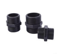Coupleur de tuyau NPT mâle x mâle de 5,1 cm, connecteur de tuyau à filetage extérieur à double extrémité, raccord droit pour système d'irrigation, CVC, réparation de ligne de plomberie d'eau