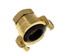 Coupleur en laiton 1/2'' femelle GEKA pour tuyau d'arrosage, rotatif