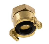 Coupleur en laiton 1'' femelle GEKA pour tuyau de jardin rotatif