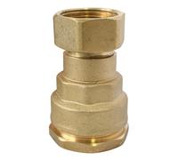 SOMATHERM FOR YOU, Raccord laiton droit pour tube PE Ø32 mm avec écrou tournant 1" - Résistant jusqu'à 20 bars, température -10°C à +80°C, joint EPDM, garantie 5 ans, norme ACS