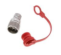 Coupleur hydraulique DN 10 en acier inoxydable Bouchon G 3/8 pouce filetage femelle ISO 14541 D M28 x 2