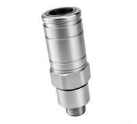 Coupleur hydraulique en métal à connexion rapide 13/16-16 Style Poppet | Filetage 13/16-16, style valve à bouton-pression, verrouillage sécurisé, construction métallique, prévention des fuites