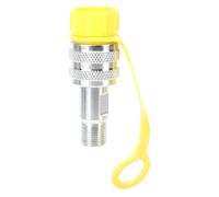 Coupleur Hydraulique Raccord Rapide ZG3/8, Acier Chromé, Haute Pression 70 MPa, Tête Mâle et Femelle, Verrouillage de Sécurité