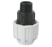 Coupleur mâle MDPE Pronorm 20mm x 20/27 - 3/4"