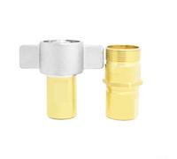 Coupleur rapide en laiton haute pression pour équipement de lavage de véhicule avec verrouillage sécurisé type aile à 70 MPa (4 points)