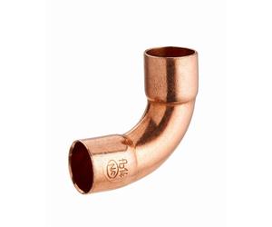 Courbe cuivre à souder 90° grand rayon double femelle égal NOYON & THIEBAULT - 942