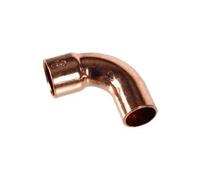 Courbe cuivre 90° mâle / femelle à souder - diamètre 35 mm BRICOZOR