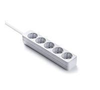 Courbée 9/505 - Base 5 prises TT Câble 1,5 m.