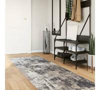 vidaXL Tapis lavable antidérapant 80x300 cm beige