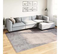 vidaXL Tapis lavable antidérapant 190 x 300 cm Gris