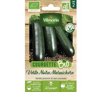 Vilmorin - Graines - Courgette Verte Noire Maraîchère - Bio, précoce, non coureuse, productive