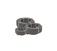 Couronne 25m Tuyau Gris Piscine PVC Pression Souple Semi-Rigide à coller diamètre 50mm⌀ extérieur