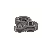Couronne 25m Tuyau Gris Piscine PVC Pression Souple Semi-Rigide à coller diamètre 50mm⌀ extérieur