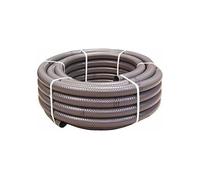 Couronne 40m Tuyau Piscine PVC Pression Gris Souple Semi-Rigide à coller diamètre 50mm extérieur