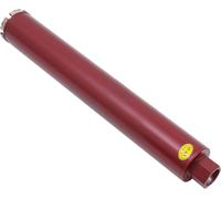 Couronne de carottage diamantée, pour béton armé, carottage à sec/à eau, rouge