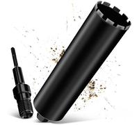 Couronne de Forage 120mm, SDS Plus, L460mm Sec/Humide Trépan Diamant 1¼"UNC | Forage à carotteuse anti-blocage & soudage laser, pour béton armé, maçonnerie, carreau, scie cloche, mèche carottier
