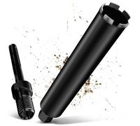 Couronne de Forage 51mm, SDS Max, L460mm, Sec/Humide Trépan Diamant 1¼"UNC | Forage à carotteuse anti-blocage & soudage laser, pour béton armé, maçonnerie, carreau, scie cloche, mèche carottier