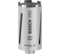 Bosch Couronne de forage à sec diamantée G 1/2" 78 mm, 150 mm, 5 segments, 7 mm Quantité:1