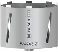 Bosch Couronne de forage à sec diamantée G 1/2" 202×150 mm, 9 segments, 7 mm – 1 pièce