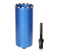 Couronne de Forage diamantée 1 ¼" UNC Ø132 mm/L460 mm avec adapt. SDS-Max | Sec et Humide Foret Trépan diamant de Carottage pour Carotteuse - Percer Béton, Armé Granit, Pierre Dure, Maçonnerie