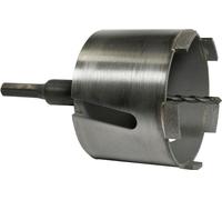 Couronne de forage diamantée avec tige hexagonale Ø 112 mm